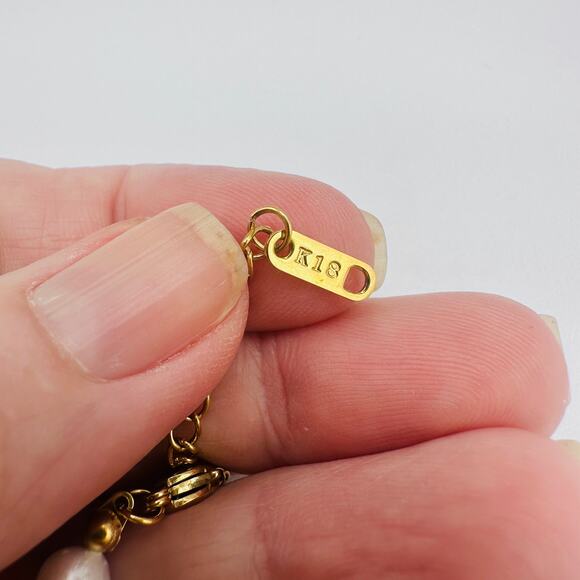 18K Gold Non-Tarnish Classic Freshwater Pearl Necklace - Picture 11 of 11